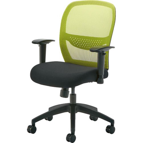 ルーナメッシュ2 肘付 グリーン 4脚以上