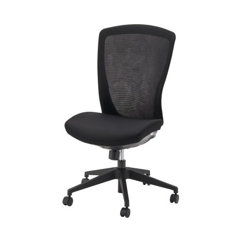 ラフィナートネット2チェア 肘なし ブラック