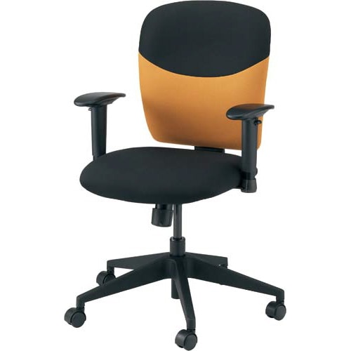 ルーナ2 肘付ツートンオレンジ 4脚以上