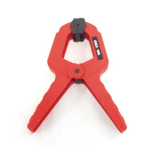 ナイロンバネクランプ全長85mm最大口開き38mm