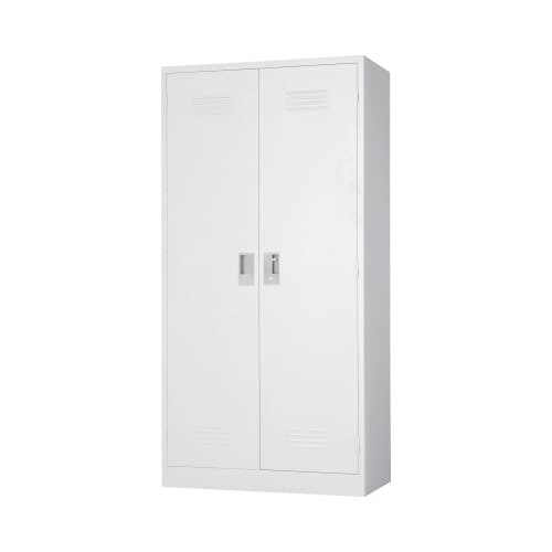 掃除用具ロッカー 幅880 ホワイト