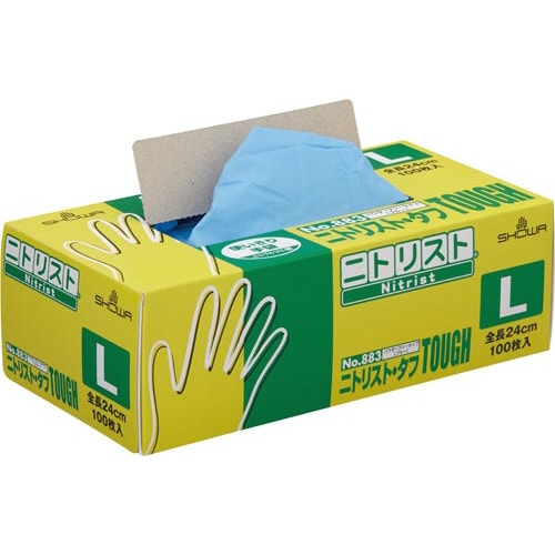 ニトリスト・タフ100枚入 ブルー L 1箱