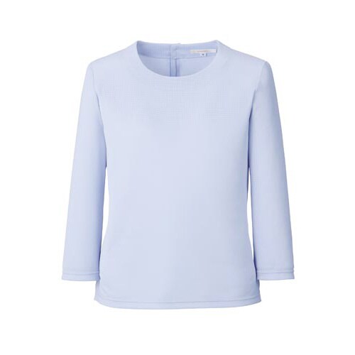 七分袖ニット BCK7105 ブルー 9号