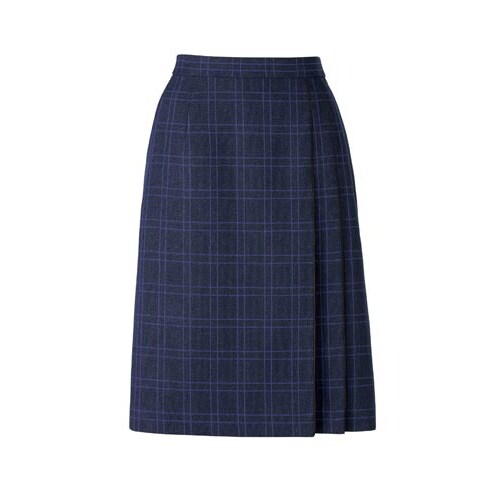 プリーツスカートAS2330ネイビーパープル11号