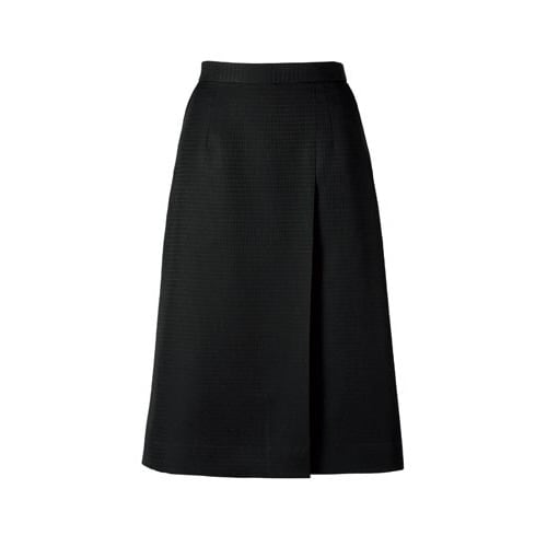 ロング丈プリーツスカートAS2331ブラック13号