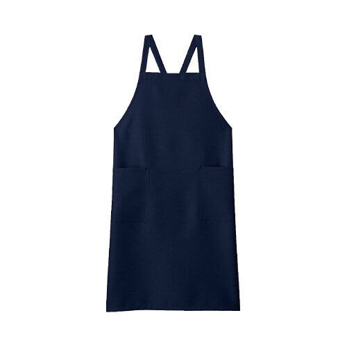 胸当てエプロン ネイビー