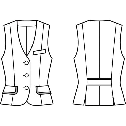 ベスト AV1250−30 ブラック×グレイ 9号
