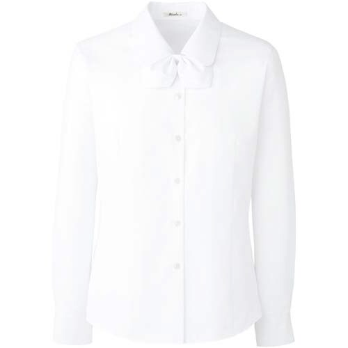 長袖ブラウス RB4152−15 ホワイト 19号