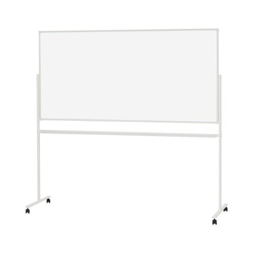 スチール板面ホワイトボードT字脚 片面 W1770