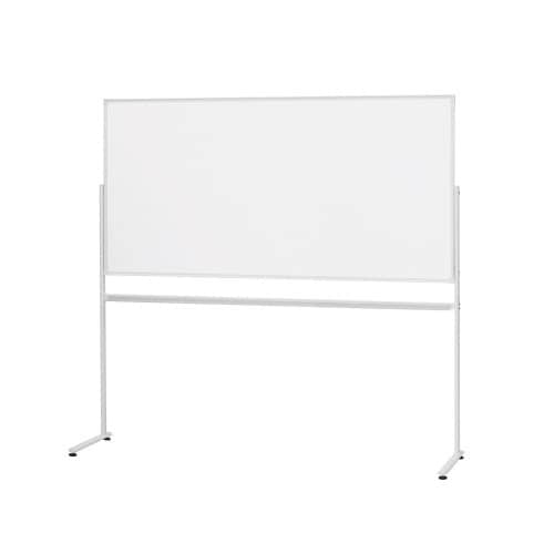 スチール板面ホワイトボードL字脚 片面 W1770