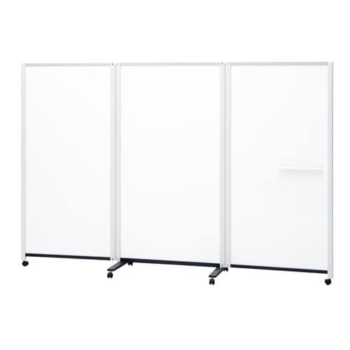 パーティションホワイトボード3連 高さ1800mm