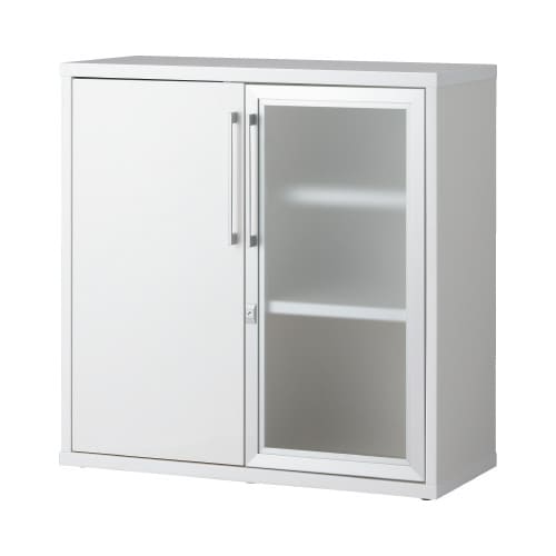 ポルト3木製ストレージ高915幅900開き扉WH