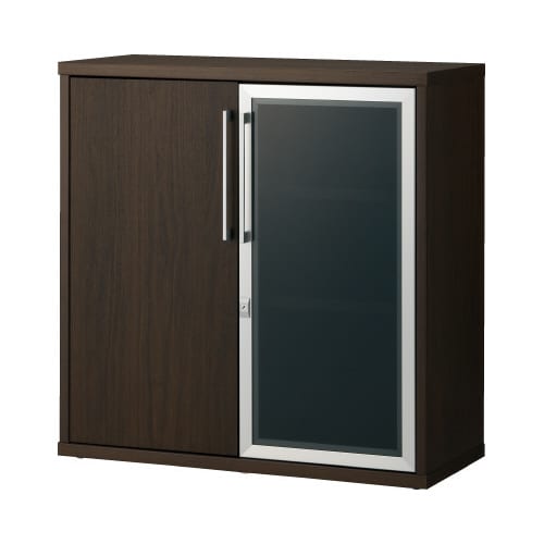 ポルト3木製ストレージ高915幅900開き扉DB