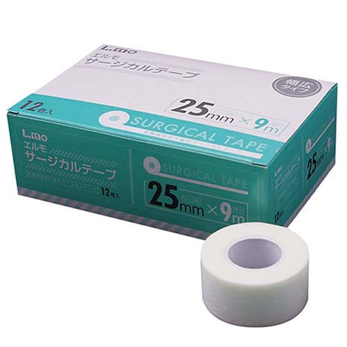 エルモサージカルテープ25mm×9m12巻入
