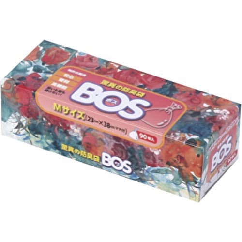 驚異の防臭袋BOS 箱型Mサイズ白 1箱(90枚)