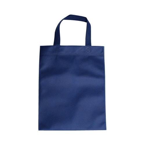 不織布A4手提げバッグ ネイビー 10枚×5