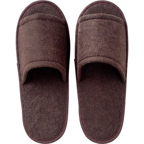 パイルスリッパ ブラウン 10足入り×5