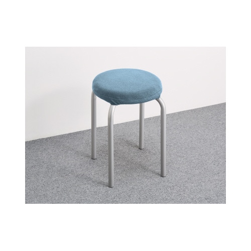 スツールクッション ピタット ライトブルー×4