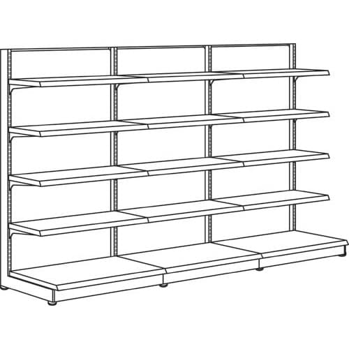 YF什器(ボード)片面3連 H1500D400