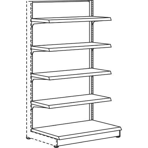 YF什器(ボード)片面増連 H1500D400
