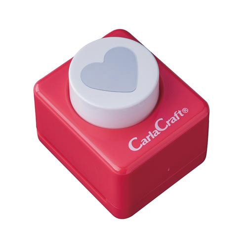 ミドルサイズクラフトパンチ ハート×2