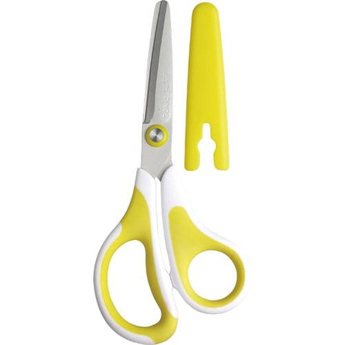 はさみ メガサク3Dエアー 左手用 黄 5個入