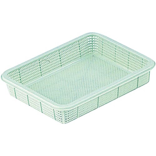 プラ角型バスケット 浅型 小