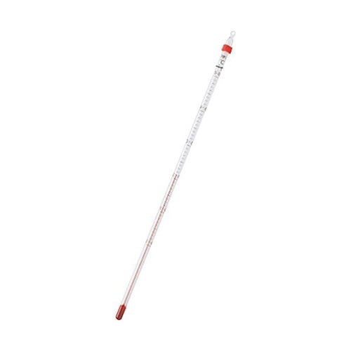 赤液棒状温度計 −50から+50℃