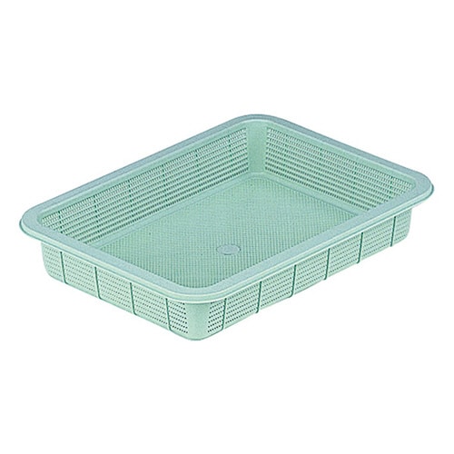 プラ角型バスケット 浅型 小 3個入