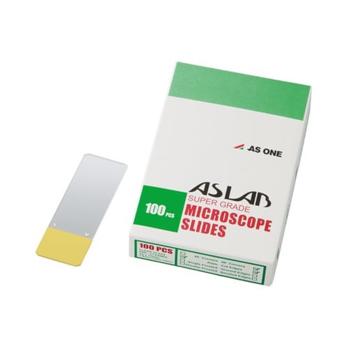 スライドガラス縁研磨・イエロー