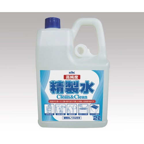 精製水 2L ノズル付き