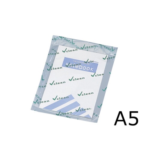 クリーンルームノートブック A5中とじ