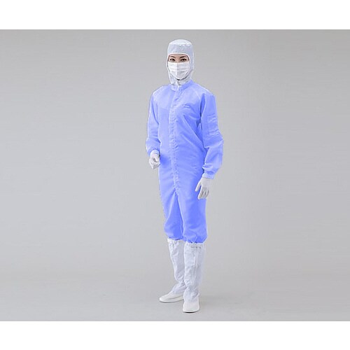 CRウェア(フード別・センターファスナー型)青4L