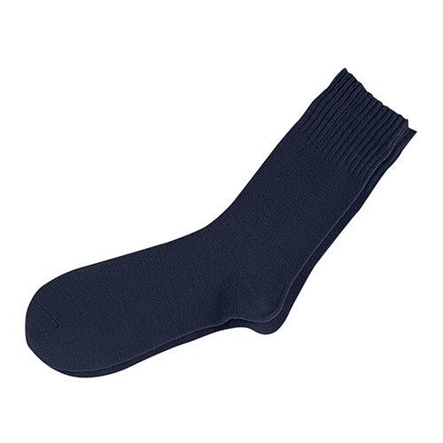 ゴムなしソックス 紳士 秋冬用 ネービー