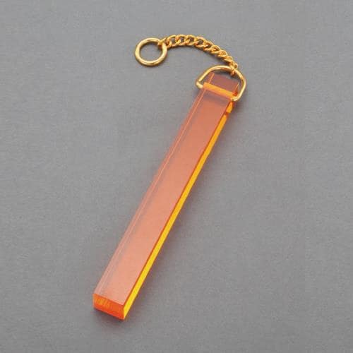 18×150mmアクリルキーホルダー(ゴールド)