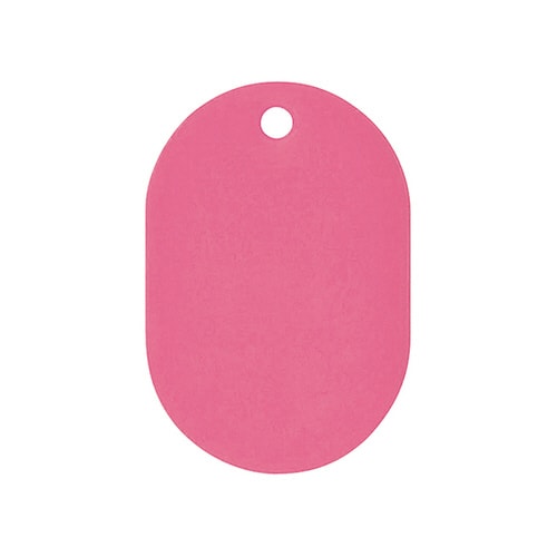 番号札 大 (41×60mm) 番号無し ピンク