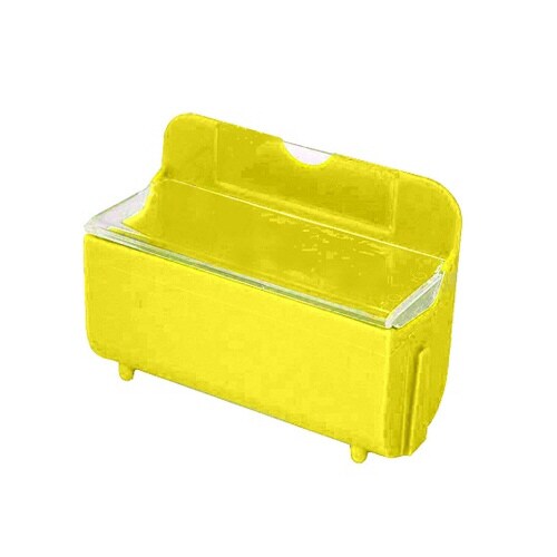連結式個人ケース イエロー (フタ付き)