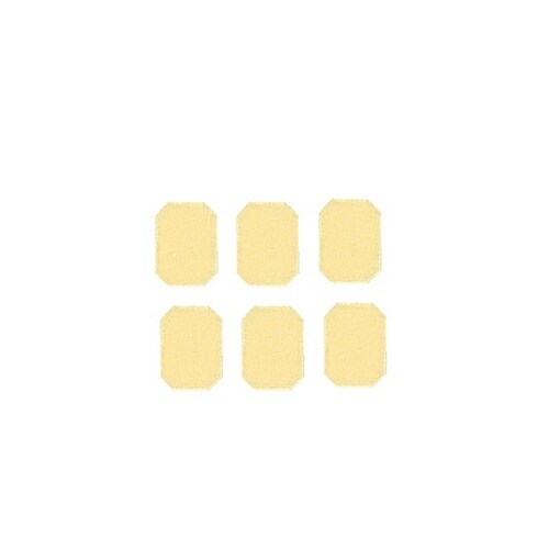 マグネットマーク(文字なし) レモンスノー 6枚入