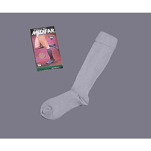 圧迫用ハイソックス25ー27.5cm/グレー