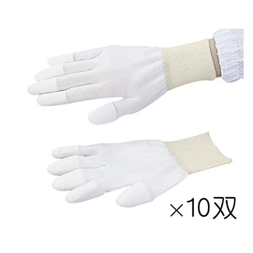 PUクール手袋 指先コート LL 10双