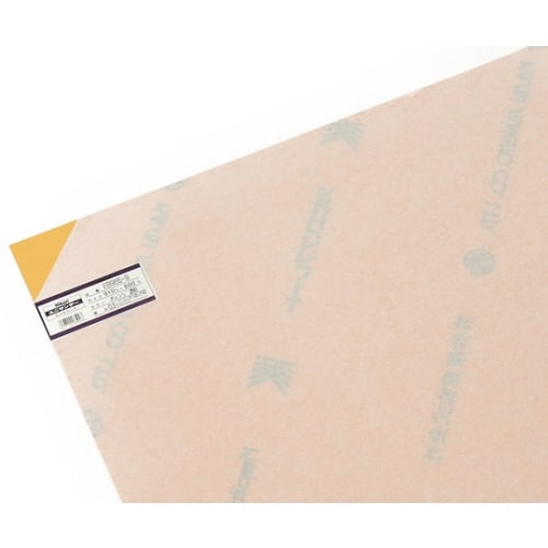 塩ビ板 0.5×910×600mm オレンジ透明