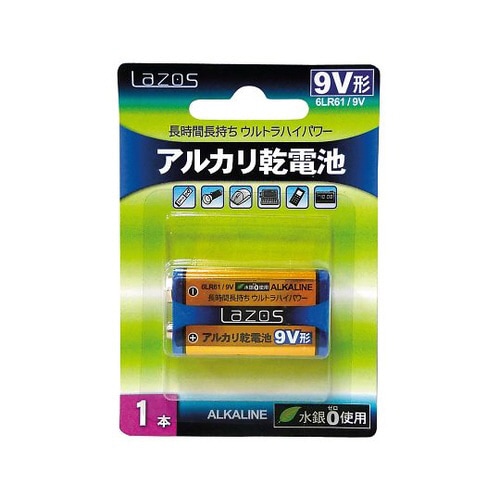 アルカリ乾電池 9V形 1個入