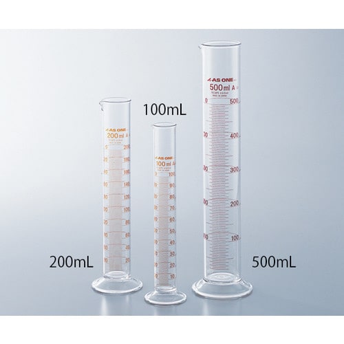 メスシリンダー 100mL (ASONE)