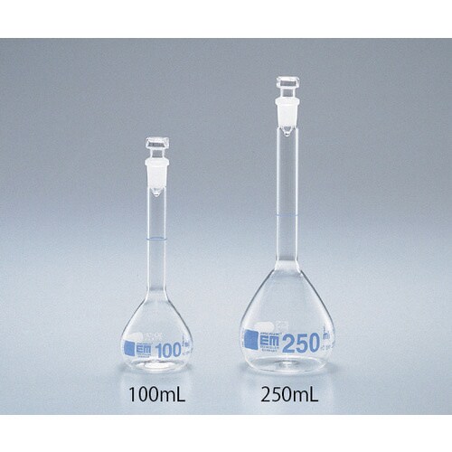 EMユーロ共栓付メスフラスコ 250mL