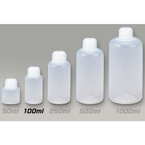 PFAボトル (中栓付き) 細口 100mL