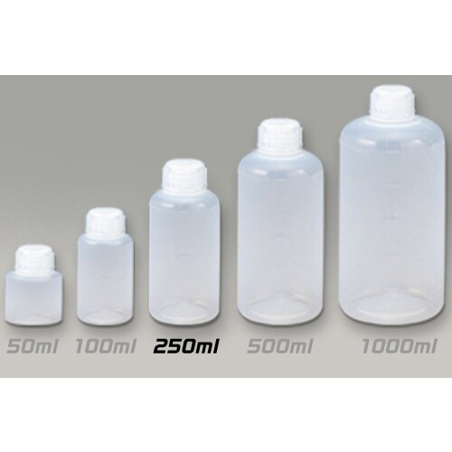 PFAボトル (中栓付き) 細口 250mL
