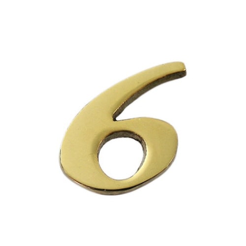 QL20−6 真鍮ゴールド文字 6