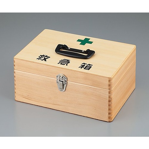 木製救急箱 中