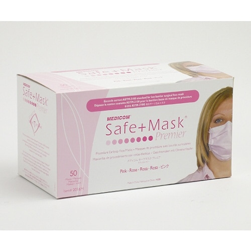 セーフマスクプレミア ピンク 50枚入