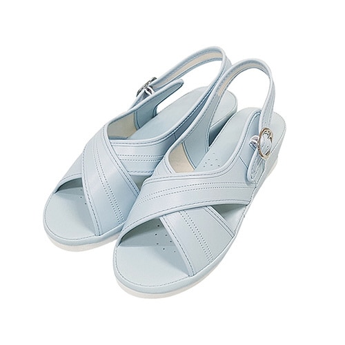 クロスサンダル サックス S